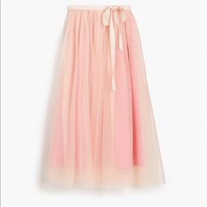NWT Pink Tulle Skirt J.Crew